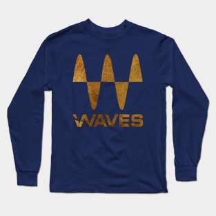 Waves Logo Textura Long Sleeve T-Shirt